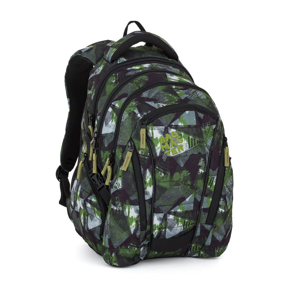 zaino scuola verde grigio - BAG 26 A| Medie e Superiori