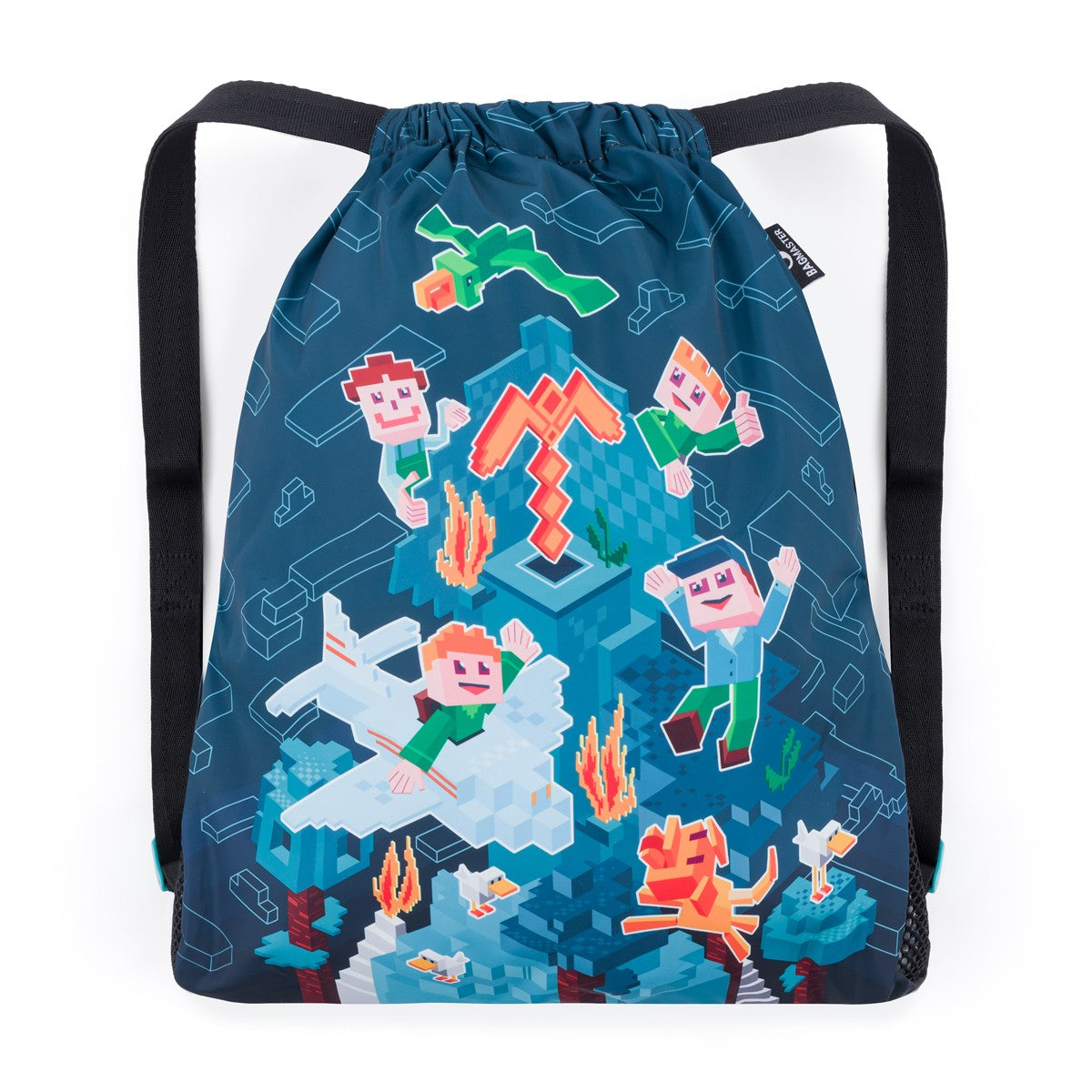 Sacca bambini scuola e sport MATTONCINI LUMI 24 E