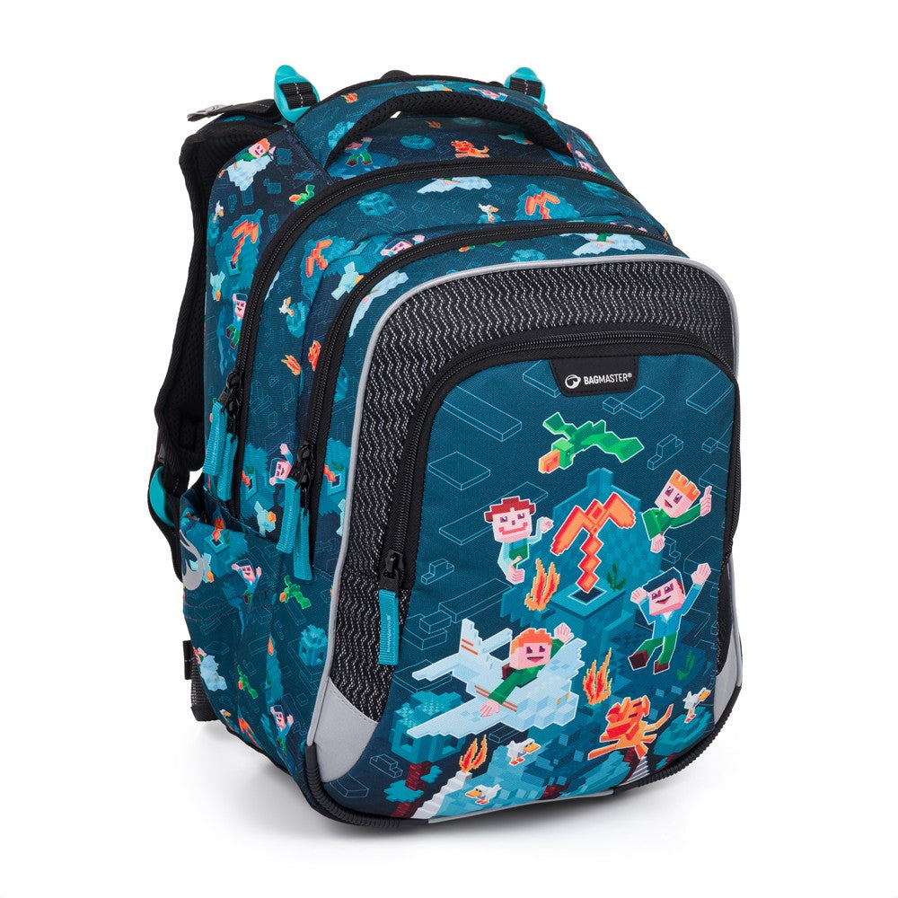 Zaino scuola primaria ergonomico MATTONCINI LUMI 24 E