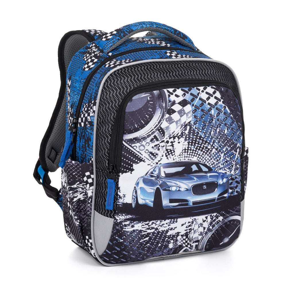ZAINO SCUOLA MATERNA CON MACCHINA – MINI 24B