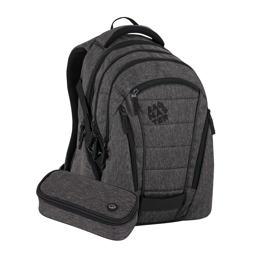 Set zaino scuola 2 pezzi GRIGIO – BAG 25 A | medie e superiori