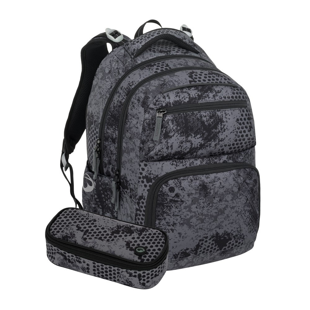 Set zaino scuola primaria 2 pezzi – ZIPSTER 25 B grigio