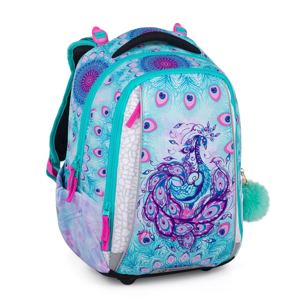 Zaino scuola primaria ergonomico PAVONE - VEGA 24 B