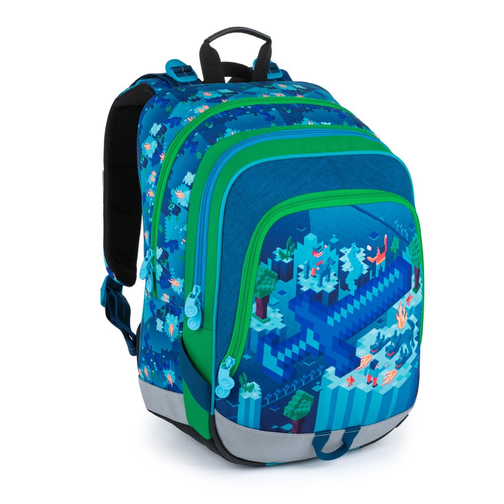 Zaino scuola stile gaming pixel – ALFA 21 B