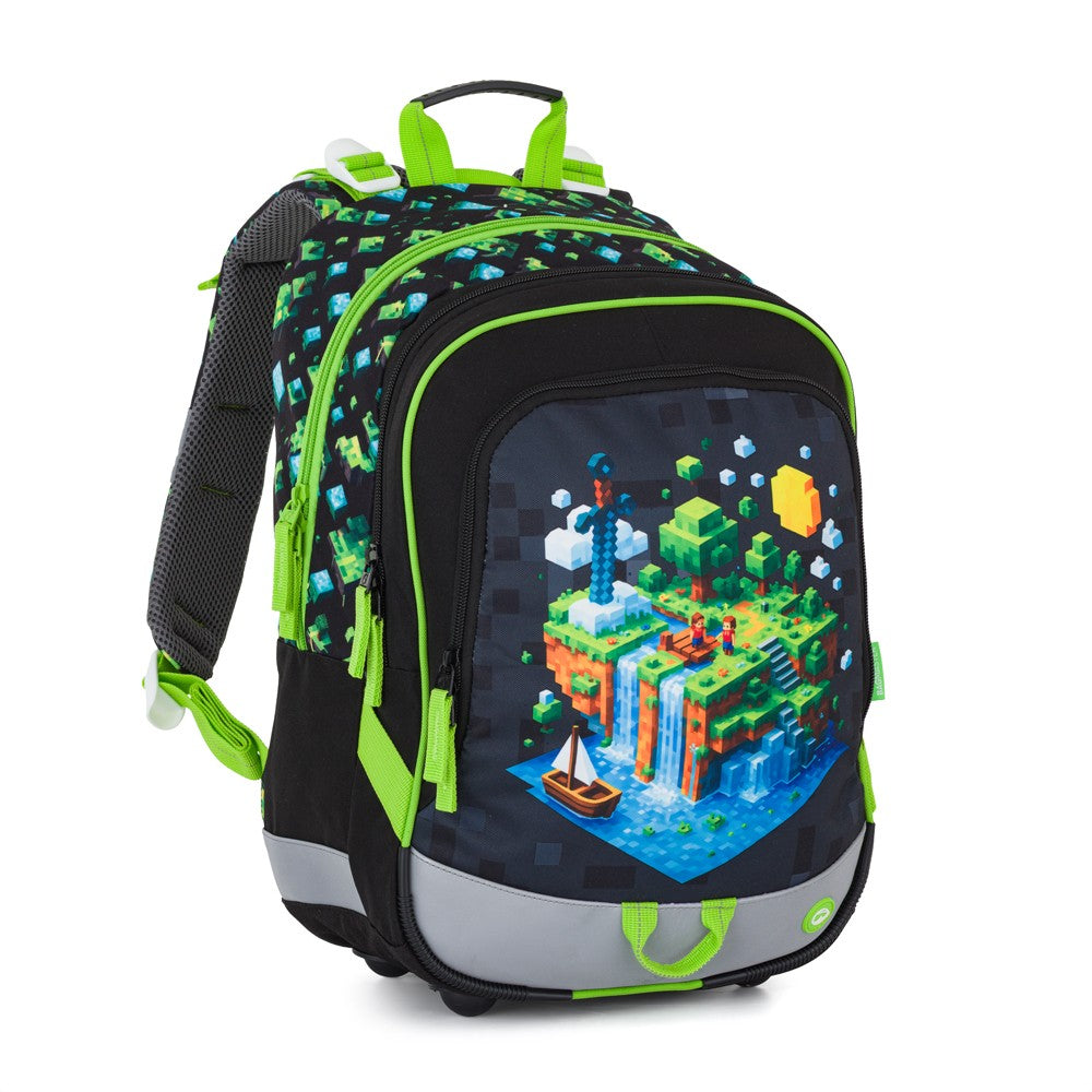 Zaino scuola primaria ergonomico PIXEL - ALFA 26 B