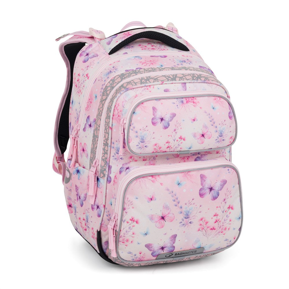 Zaino scuola primaria ergonomico FARFALLE - DOPI 25 A