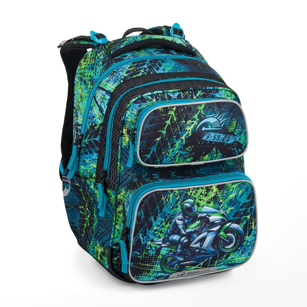 Zaino scuola primaria ergonomico MOTO - DOPI 25 B