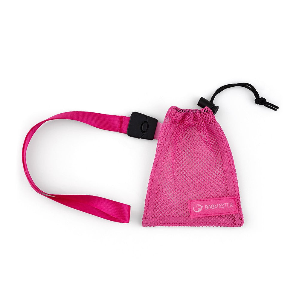 SACCHETTO ROSA IN RETE DA AGGANCIARE - INTERNO ZAINO