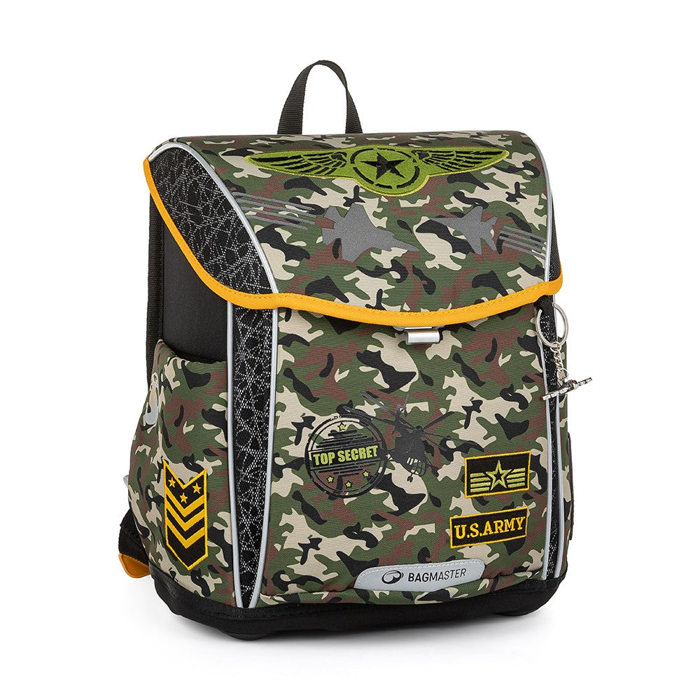 CARTELLA SCUOLA PRIMARIA MILITARE CON JET E ELICOTTERO – BAGMASTER PRIM 23 C