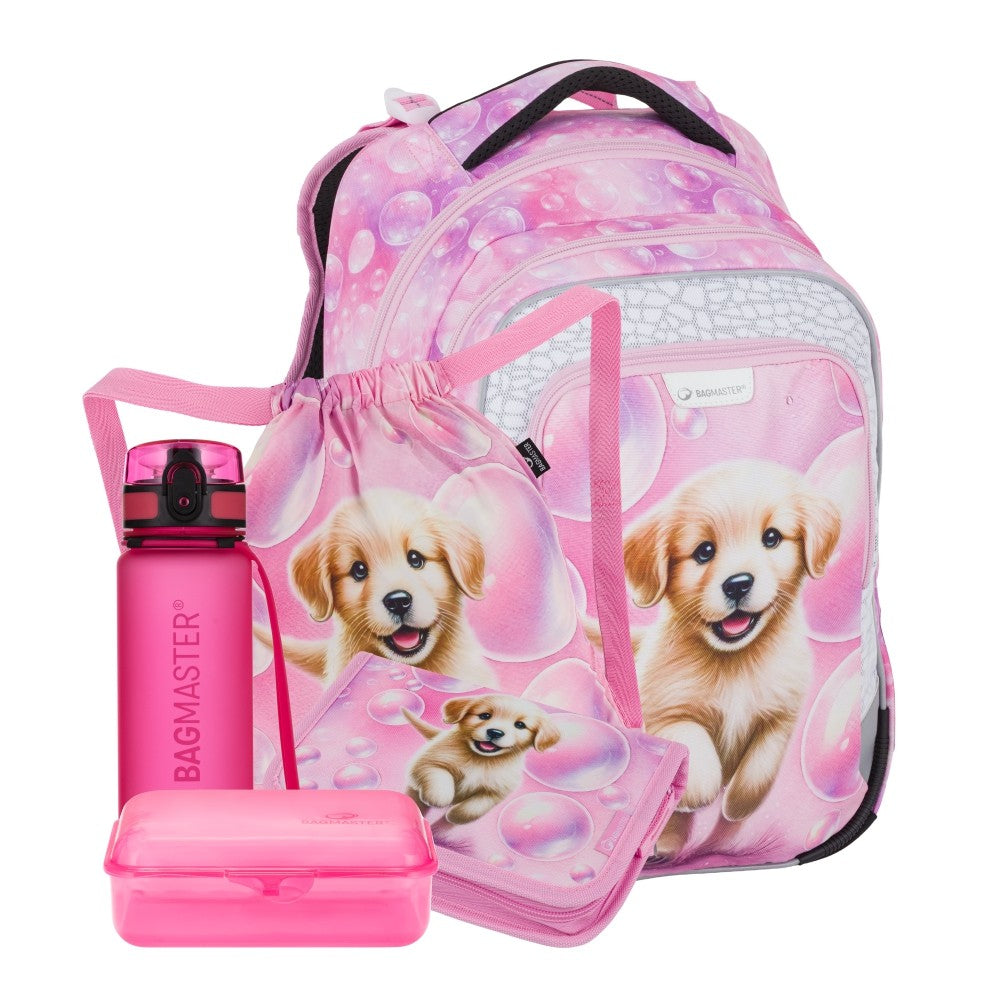 Set zaino scuola 5 pezzi primaria ergonomico CUCCIOLO - LUMI 26 A