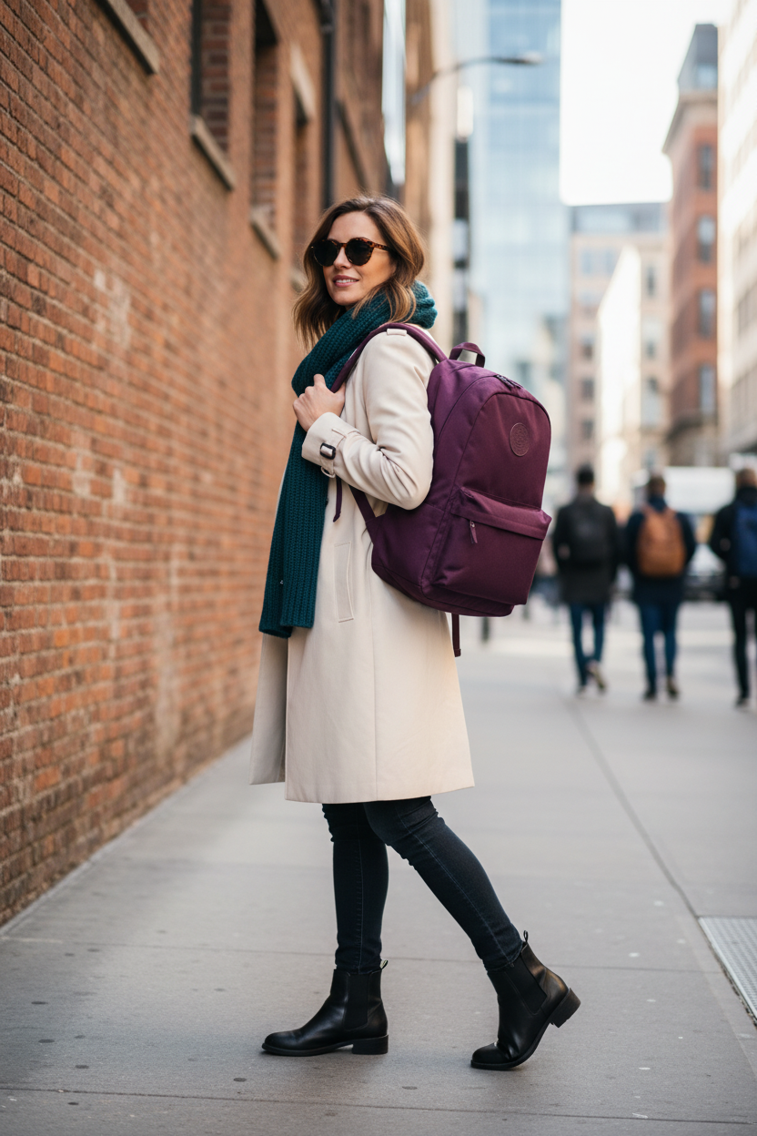 Zaino Urban Bordeaux - Donna 35 anni